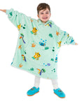 Milk&Moo Little Mermaid Wearable Blanket Hoodie Kid Boys Girls Green