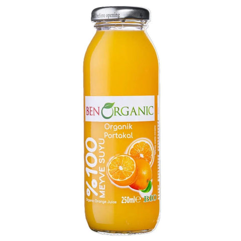 Ben Organics Orange Juice - 250 ml
