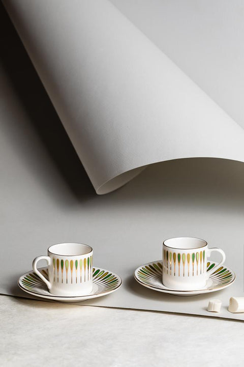 Porser Pera Green Pure Coffee Set 4 Pieces