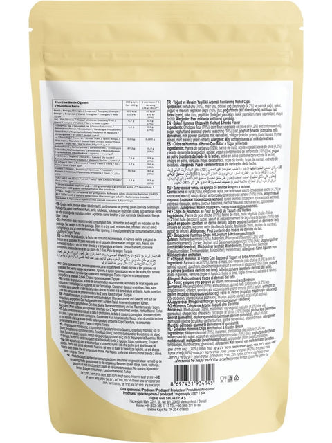 Cipsas Crunch Wavy Yoghurt & Herbs Flavored Hummus Chips 85 g