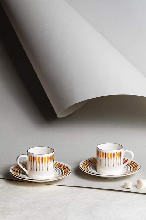 Porser Pera Orange Pure Coffee Set 4 Pieces