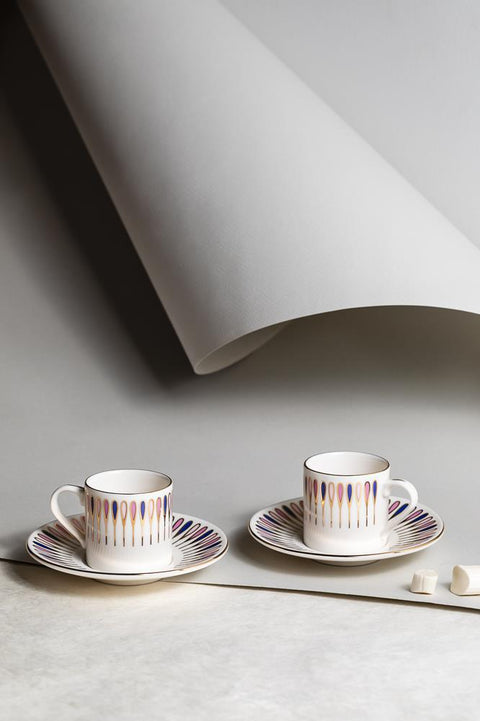 Porser Pera Purple Pure Coffee Set 4 Pieces