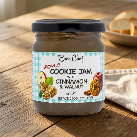 Bien Chef Apple Cookie Jam With Cinnamon & Walnut-220G-65%