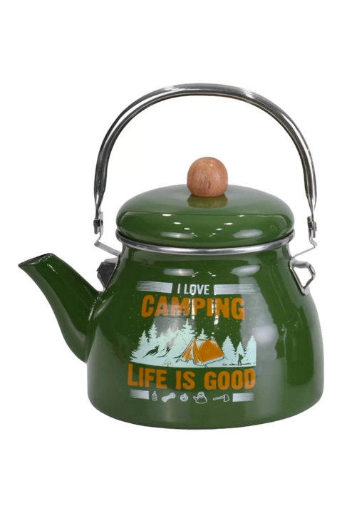 PR Home Camping Enamel Kettle Large 2.1 LT