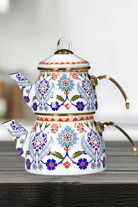 PR Home Humas ah Gold Model Enamel Teapot