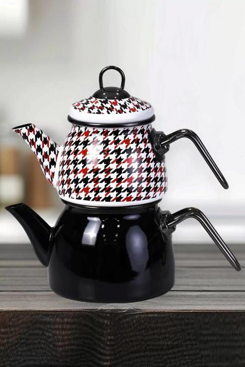 PR Home Forte Black Mini Model Enamel Teapot