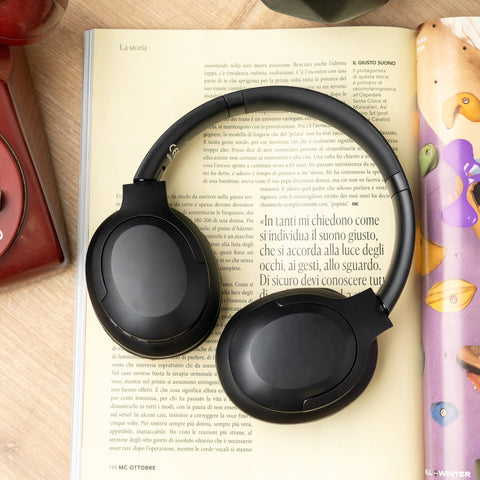 Moodix KO23NB1701 ANC Bluetooth On-Ear Headphones, Black