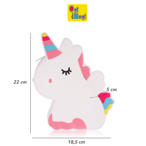 Ogi Mogi Toys Silicone White Unicorn Shoulder Bag