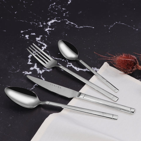 Serenk Barcelona Stainless Steel Cutlery Set 24 Pieces