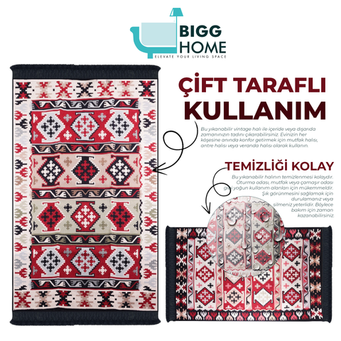 Bigghome SA1590A Double Sided Rug 47,25 * 70,85 inch, 5.7 lbs