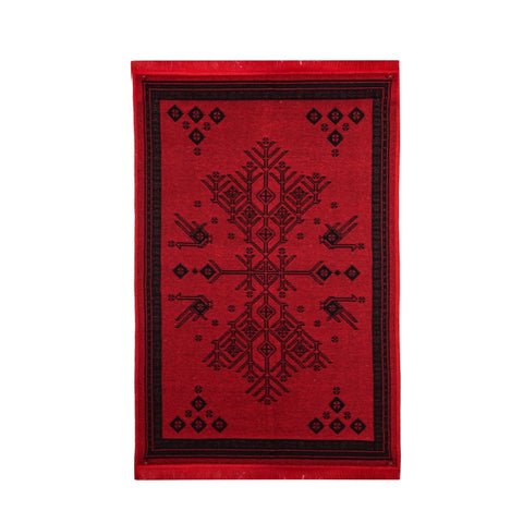 BiggHome Rug - 80*150 cm, Machine Washable, Durable, Ethnic-Inspired Pattern for Living Room, SA25CY  , 31.5 x 59.06 inches, 3.21 lbs.