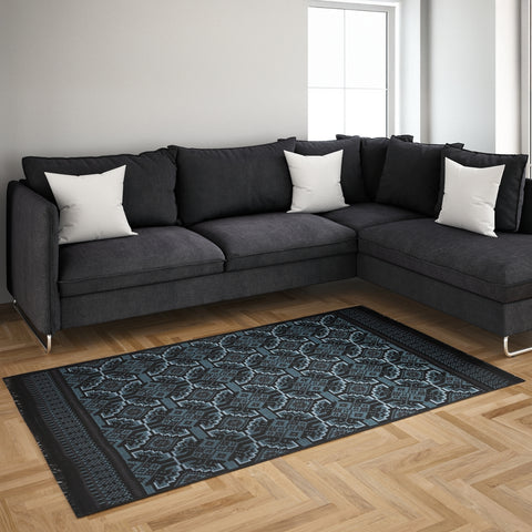 BiggHome Rug - 80*150 cm, Machine Washable, Durable, Ethnic-Inspired Pattern for Living Room, SA25AT , 31.5 x 59.06 inches, 3.21 lbs.