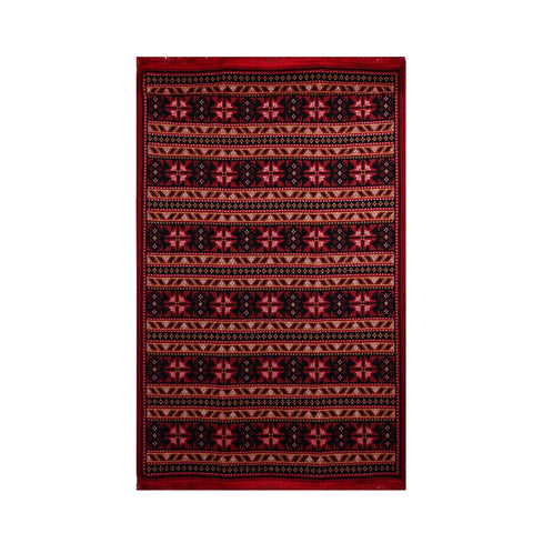 BiggHome Rug - 80x150 cm, Machine Washable, Durable, Ethnic-Inspired Pattern for Living Room, SA25BA, 31.5 x 59.06 inches, 3.21 lbs.