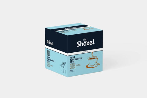 Shazel Instant Turkish Coffee Medium Sugar 9g