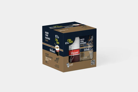 Shazel Instant Turkish Coffee Sugar Free Office Set 7g