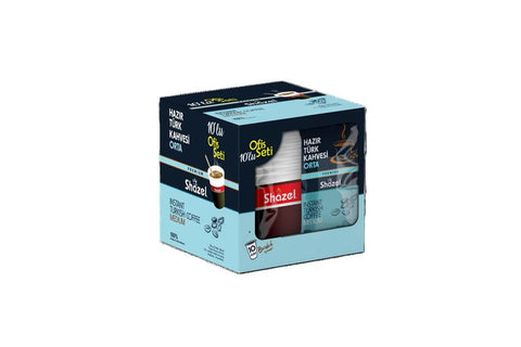 Shazel Instant Turkish Coffee Medium Sugar Office Set 9g