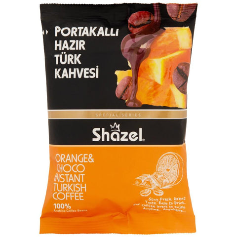 Shazel Choco And Orange Instant Turkish Coffee 100g