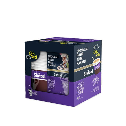 Shazel Choco Instant Turkish Coffee Office Set 12g