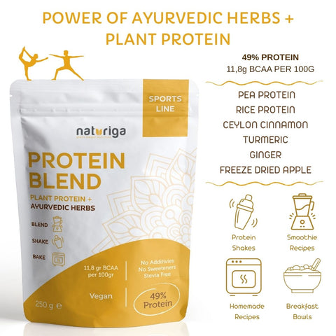 Naturiga Ayurvedic Protein Blend (250 Gr)