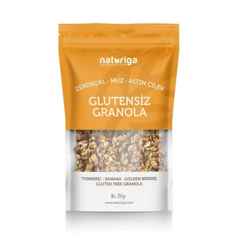 Naturiga Gluten Free Granola / Turmeric & Banana & Golden Berry (250 Gr)