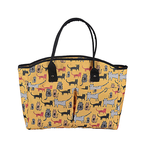 Biggdesign Cats Yellow Insulated Bag