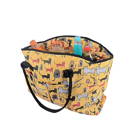 Biggdesign Cats Yellow Insulated Bag