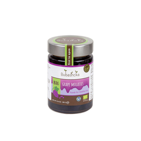 Bubashcka Bio Grape Mollasses, 380G. Glass Jar