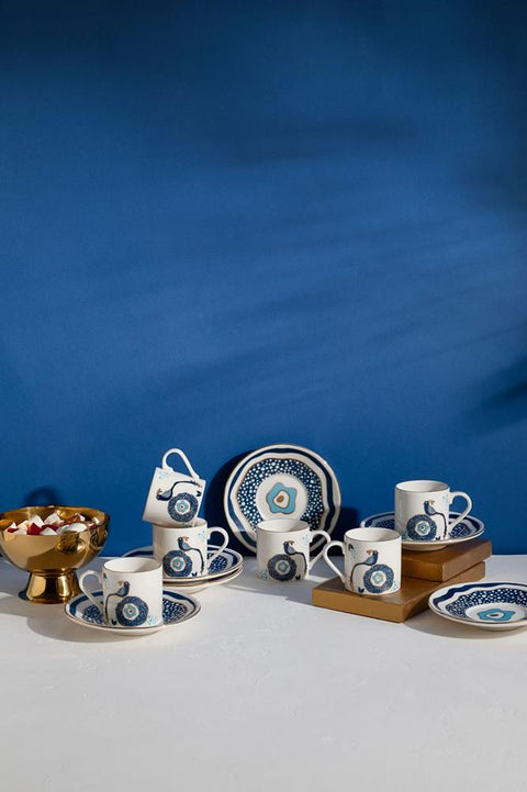 Porser Pavo Pure Coffee Set 12 Pieces