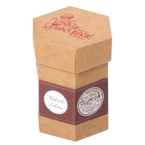 Haci Bekir Coffee Flavored Turkish Delight in Kraft Box, 125g