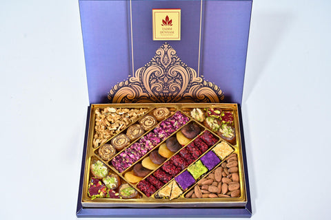 Tadim Dunyasi Deluxe Mixed Gift Nuts & Turkish Delight - 850g 103