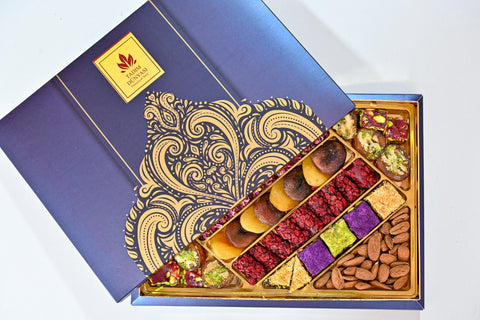 Tadim Dunyasi Deluxe Mixed Gift Nuts & Turkish Delight - 850g 103