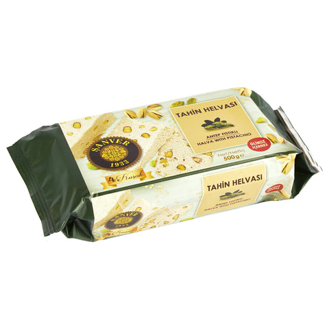 Sanver Tahini Halva with Pistachio 500 Gr