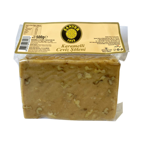 Sanver Summer Halva with Caramel and Walnut 500 Gr