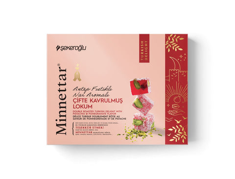 Minnettar Pistachio Pomegranate Flavored Double Roasted Delight 300 Gr