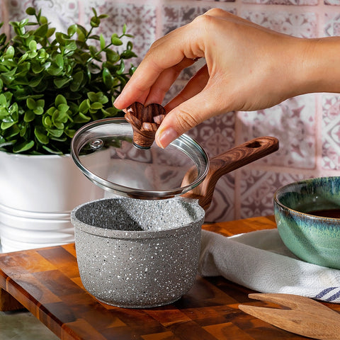 Karaca Dark Silver Biogranit Mini Saucepan 10 cm