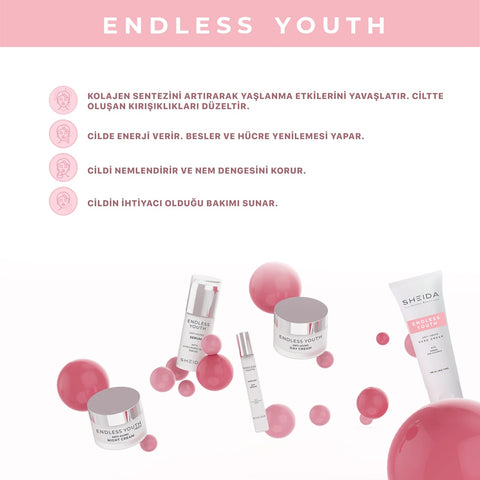 Sheida Endless Youth Yaşlanma Karşıtı Gece Kremi 50 ml - Normal & Karma Ciltler