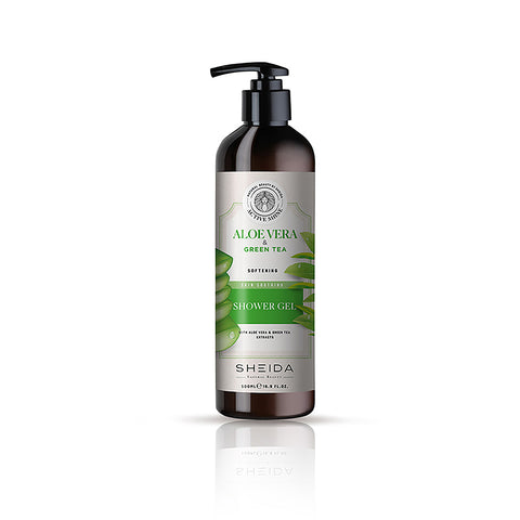 Sheida Actıve Shıne Softening Shower Gel With Aloe And Green Tea 500ML