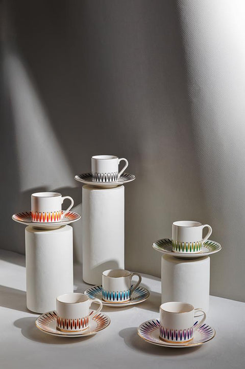 Porser Palm Pure Coffee Set 12 Pieces (Mix)