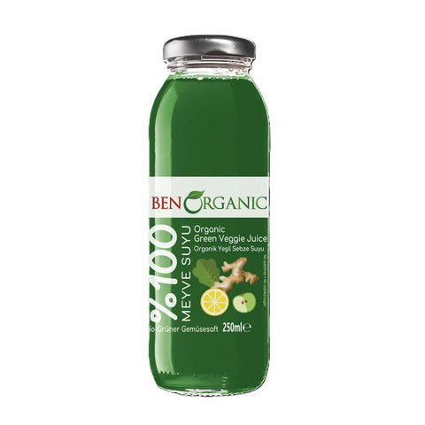 Ben Organics Green Veggie Juice - 250 ml