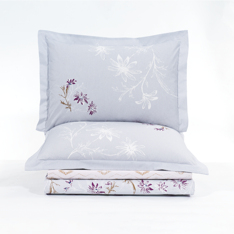 Hobby Jardin Mor - Poplin Double Duvet Cover Set