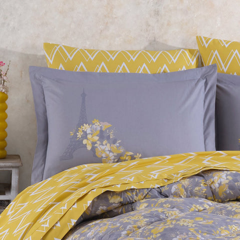 Hobby Alanza Yellow - Poplin Double Sleep Set