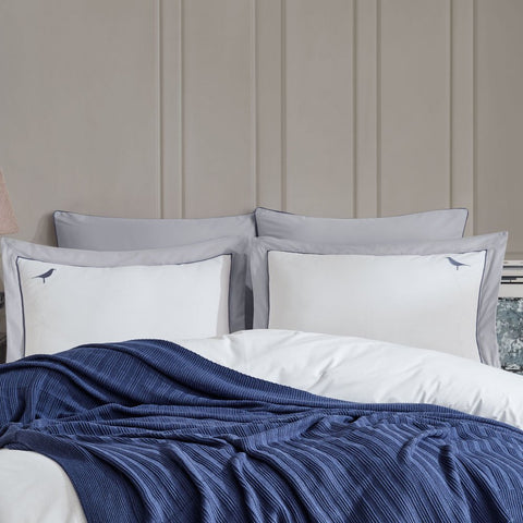 Hobby Double New Fancy Blanket Set - Indigo
