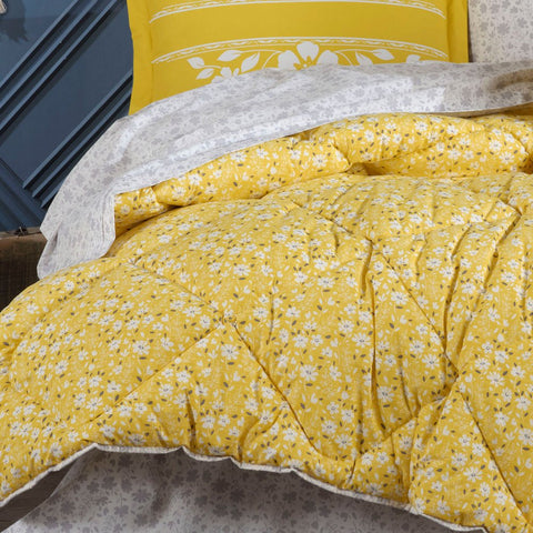 Hobby Sofia Yellow - Poplin Double Sleep Set