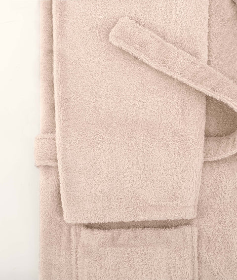 Koza Home Likya 100% Cotton Single Salmon Dowry Bathrobe 1042A SM