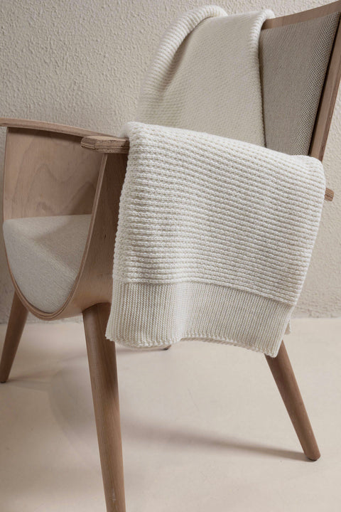 Koza Home Miel Cream Double Blanket with Pom Pom Edge 200x220 37100 Double