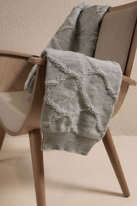 Koza Home Espuma De Mar Gray Single Blanket 160x220 37131 Single