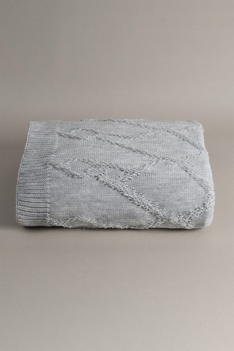 Koza Home Espuma De Mar Gray Single Blanket 160x220 37131 Single