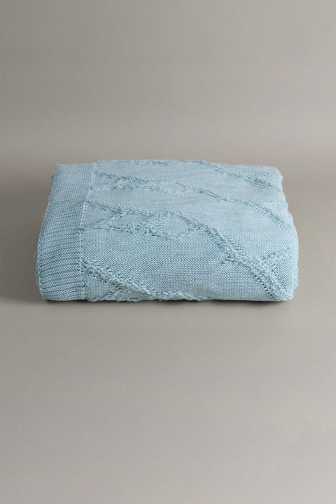 Koza Home Espuma De Mar Blue Single Blanket 160x220 37146 Single
