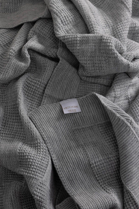 Koza Home Plaid Gray Single Blanket 160x220 15006 Single