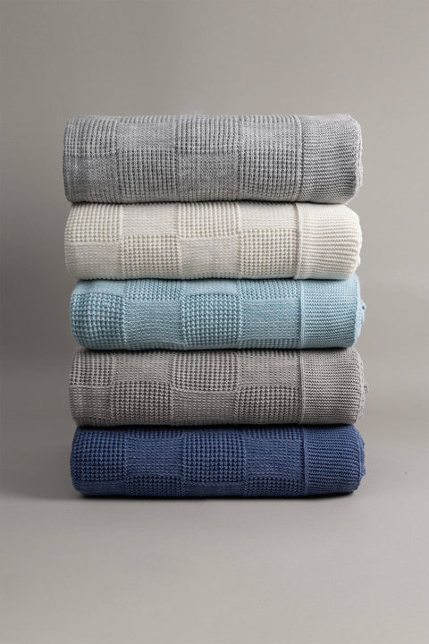 Koza Home Plaid Gray Single Blanket 160x220 15006 Single
